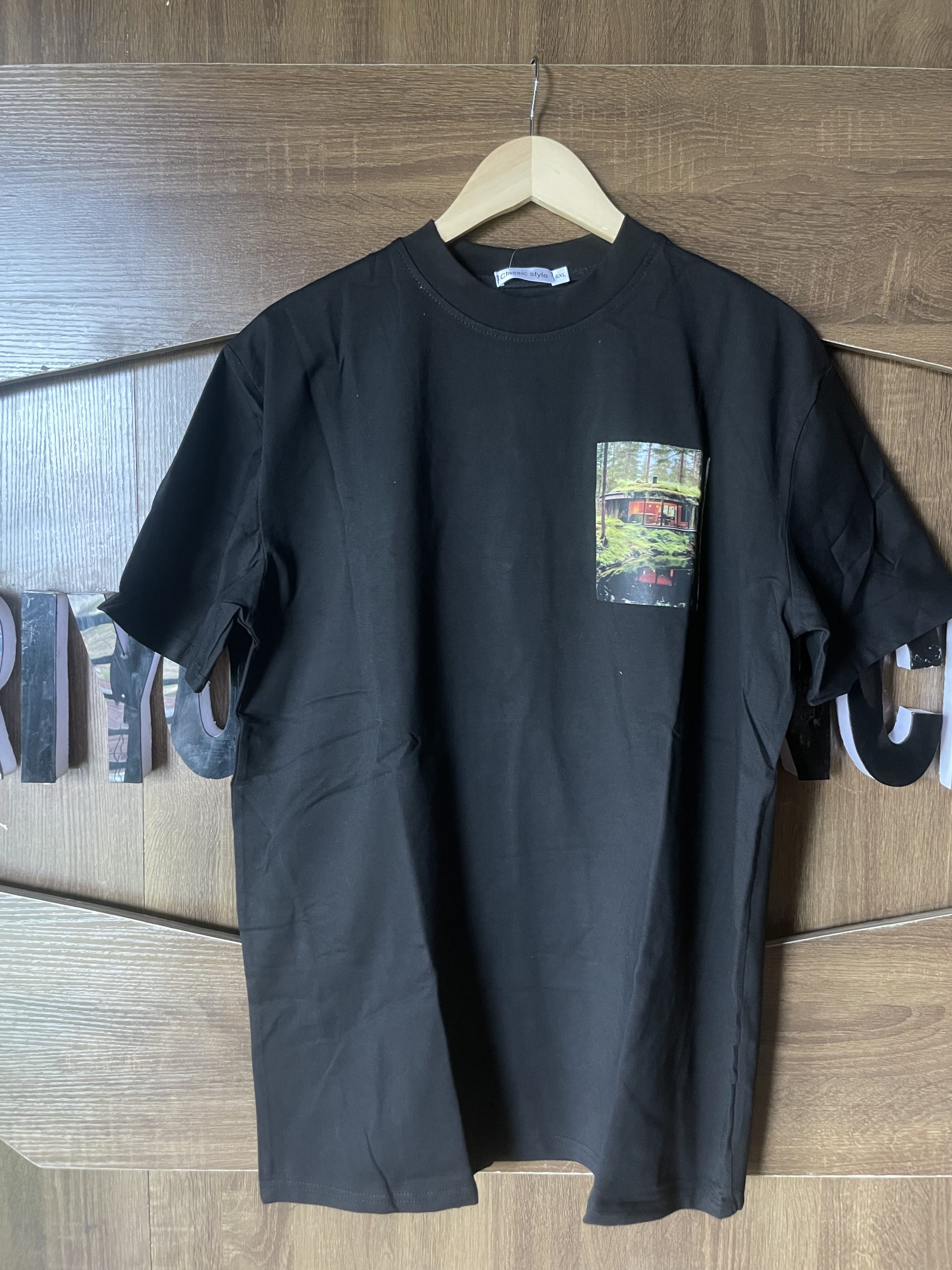 Forest Cabin Minimalist Tee