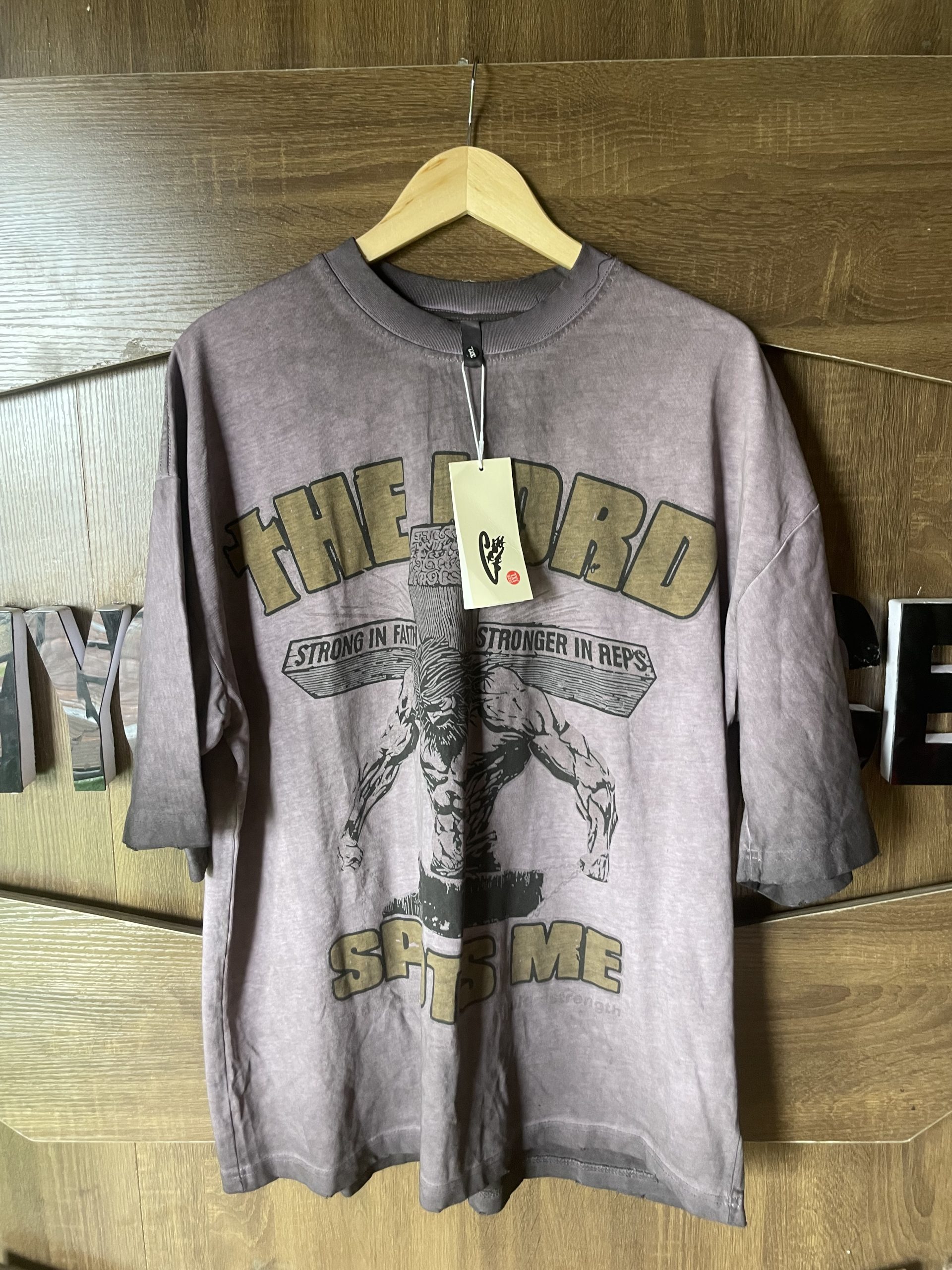 "Stronger in Reps" Faith Tee